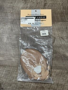 ANGELO LUZIO Child Leather Lyrical Shoes Style No. 621A Size 3 Adult Tan New